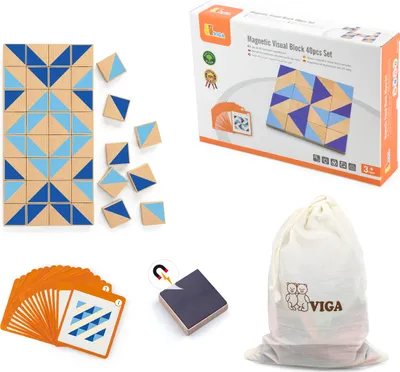 Immagine prodotto di Mosaico magnetico in legno per bambini Viga