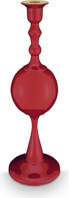 Obrázok produktu pre Pip Studio Kovový svietnik Sphere Medium Dark Red 37cm
