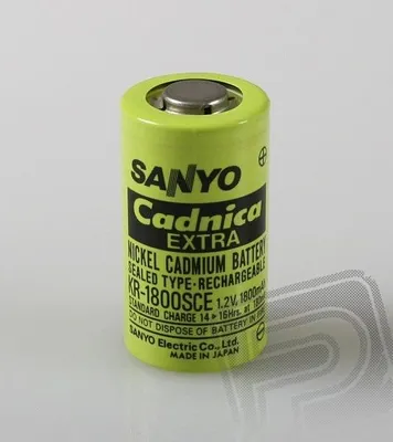Immagine prodotto di 1,2 V, 1800 mAh, SCE, Panasonic (SANYO)