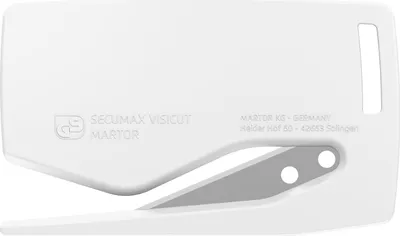 Produktbild von MARTOR 10 x Sicherheitsmesser, Verdeckte Klinge, SECUMAX VISICUT, Profi Cuttermesser, Leicht, Kunststoff, Rechts- & Linkshänder,