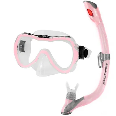Obrázek produktu pro Aqua-Speed Enzo+Evo dětský potápěčský set růžová varianta 24444