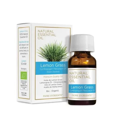 Productafbeelding van Fiore D'oriente etherische olie citroengras biologisch - 10 Ml