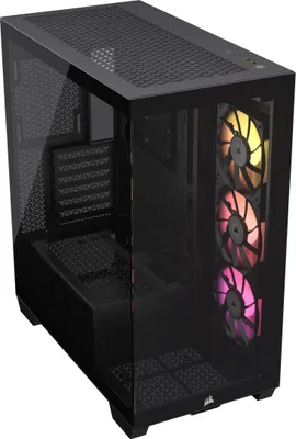 Image de CORSAIR Geh Midi iCUE 3500X RGB (Tempered Glass) Black