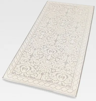Produktbild von Badematte Schwamm Baumwolle Rebecca Lang, Mittel oder Duschmatte - Tortora, 60x180 cm.