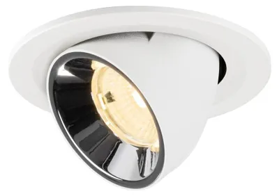 Productafbeelding van Inbouwspot Numinos Gimble S wit/chroom 3000K - 55gr