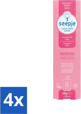 Produktbild von Seife – Handseife – Reichhaltiger Duft und Feuchtigkeit – Lavendel mit Tonka – Nachfüllpackung – 38 g - Vorteilspack - 4 Stücke