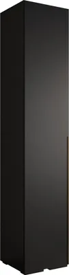Produktbild von MEBLE KRYSPOL Inova 1 Schrank - 236,7x50x47cm - Schwarz Schwarz Gold