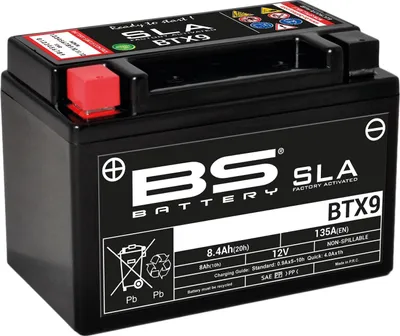Produktbild von BS Battery Werkseitig aktivierte wartungsfreie SLA-Batterie - BTX9