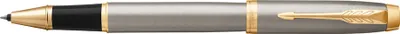 Produktbild von Parker IM, Stick Pen, Schwarz, Gold, Grau, Schwarz, Messing, Metall, Gold, Lack, Fein