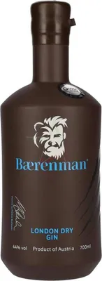 Produktbild von Baerenman London Dry Gin 44,00 % 0,70 Liter
