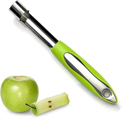 Produktbild von Apfelentkerner mit ABS-Griff und Edelstahlklinge, grün