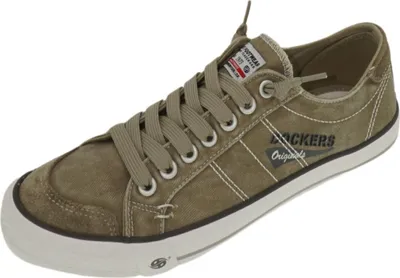A single Dockers by Gerli canvas sneaker is shown against a white background.