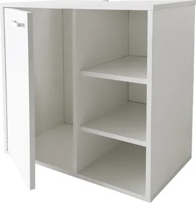 Produktbild von Waschbeckenschrank - Badmöbel - weiß