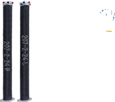Obrázok produktu pre Torzné pružiny garážových brán, jednoduchá inštalácia, odolná konštrukcia, 0,207 x 2 x 24 palcov