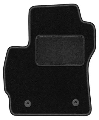 Obrázek produktu pro Velurový kobereček řidiče pro: Mazda 5 I 2005-2010 (minivan) – 1 ks, černý, na míru – Wielganizator LUX