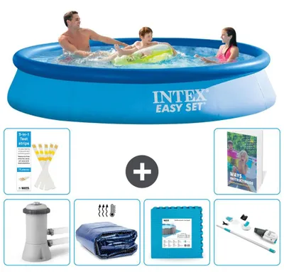 Productafbeelding van Easy Set Zwembad - Rond - 366x76 cm - 5-delig - Model S319