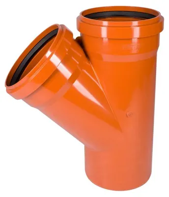 Obrázok produktu pre Odbočka kanalizačná PVC Osma KGEA 45 °, DN 250 x 250, oranžová