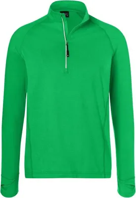Produktbild von Men's Sports Shirt Half-Zip fern-green, Gr. XL
