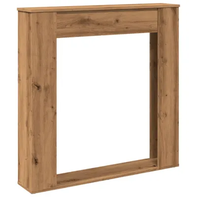Immagine prodotto di Cornice per Camino Rovere Artigianale 100x20x100 cm Truciolato