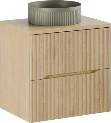 Imagen del producto de Conjunto de muebles de 60 cm de ancho, que incluye una encimera y un lavabo integrado "Beyond"