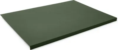 Produktbild von Gewinkelte Schreibtischunterlage Echtes Leder Grün cm 90x60 - Rutschfester Boden - Hergestellt in Italien