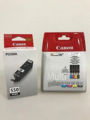 Obrázok produktu pre 4 originálne atramentové kazety pre tlačiarne Canon PIXMA iP7250/ 8750, iX6850, MG 5450/5550/ 5650/6350/ 6450/6650/ 7150/7550, MX725/ 925