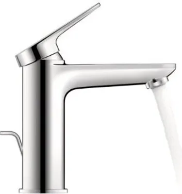Produktbild von Duravit Wave Einhebel-Waschtischmischer, Ausladung 122 mm, mit Ablaufgarnitur, WA1020001010