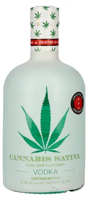 Image de Cannabis Sativa Fibre Hemp Flavoured Vodka 37,5% Vol. 0,7l