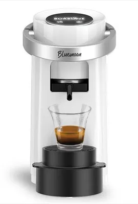Produktbild von Caffè Borbone Bluemoon, Pod-Kaffeemaschine, 0,9 l, Kaffeepad, 650 W, Weiß