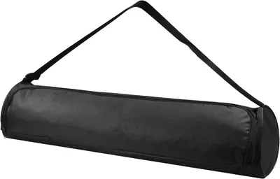 Productafbeelding van Yogamat draagtas zwart, waterdicht, volledige rits, verstelbare schouderriem, voor fitness