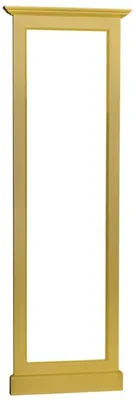 Produktbild von Casa Padrino Landhausstil Spiegelrahmen Gelb 65 x 8 x H. 195 cm - Landhausstil Möbel