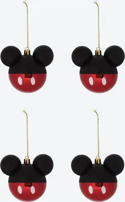 Immagine prodotto di Baubles di Natale Topolino - 4 pezzi