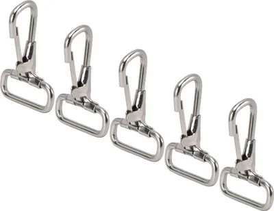 Zdjęcie produktu dla Karabińczyki, karabińczyki ze stali nierdzewnej, metalowe karabińczyki, metalowe klipsy do karabińczyków, akcesoria do sprzętu bagażowego, artykuły outdoorowe