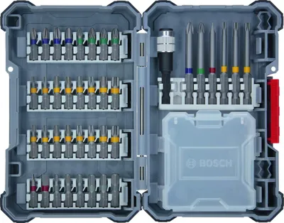 Produktbild von Bosch Professional 40-tlgs. Bohrer Bit Set (Pick and Click, extra harte Schraube