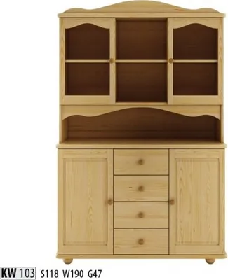 Image de Buffet,buffet,armoire de salle à manger, vaisselier en bois massif Armoires en bois