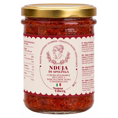 Produktbild von Nduja di Spilinga 180 g – Nonna Libera