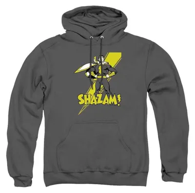 Image de Shazam - Sweat à capuche unie pour hommes/femmes, modèle TV38999 (XXL), couleur anthracite