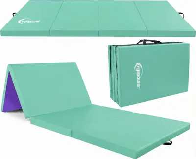 Produktbild von Klappbare Turnmatte 180x60x5 cm Gymnastikmatte Weichboden Kinder Turnen Zuhause