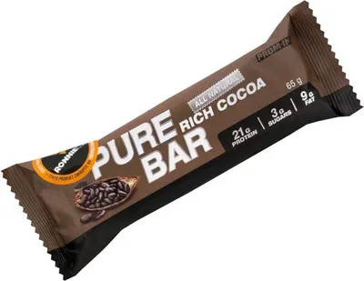 Produktbild von Prom-In Pure Bar 65 g cocoa-coconut / Riegel, Cookies & Brownies / Leckerer zuckerarmer Proteinriegel