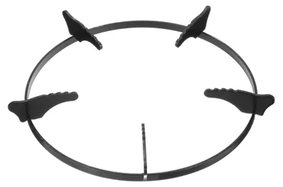 Wokring für Gasherd, Guss-Eisen, Ø 22,5 cm, schwarz