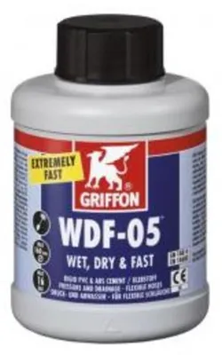 Productafbeelding van Griffon WDF-05 PVC-lijm, verpakking met kwast, 250 ml, snel drogend, geschikt voor Pool Flex