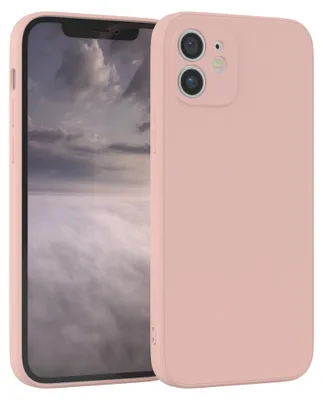 A pink phone case is shown next to a smartphone.