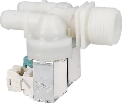 Produktbild von easyPART passend für 33490033 Bitron/ Elbi Magnetventil 2fach 180° 11,5mm+14,0mmØ passend für ZANUSSI 1249471051 in Waschmaschine
