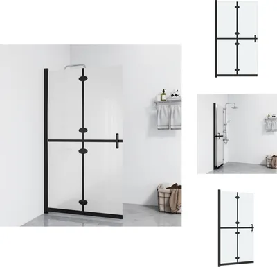 Obrázek produktu pro vidaXL Skládací sprchová zástěna ESG sklo matné 80x190 cm - Sprchové zástěny