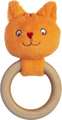 Obrázok produktu pre Happy Horse Dikkie Dik drevené hryzátko - 13 cm detská hrkálka