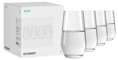 Produktbild von Ritzenhoff Sternschliff Wassergläser 4er Set 390 ml Kristallglas