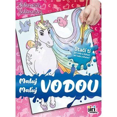 Immagine prodotto di Modelli Jiri Pagina da colorare Dipingere con l'acqua Unicorni