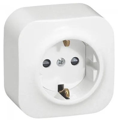 Produktbild von Legrand 782420, Typ F, 2P+E, Weiß, IP2X, IK04, 250 V