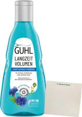 Produktbild von Guhl Langzeit Volumen Shampoo (1x250ml Flasche) + usy Block