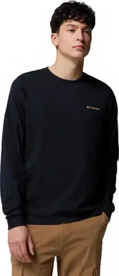 Image de T-shirt à manches longues Columbia Csc™ Seasonal Logo, noir, taille S, homme